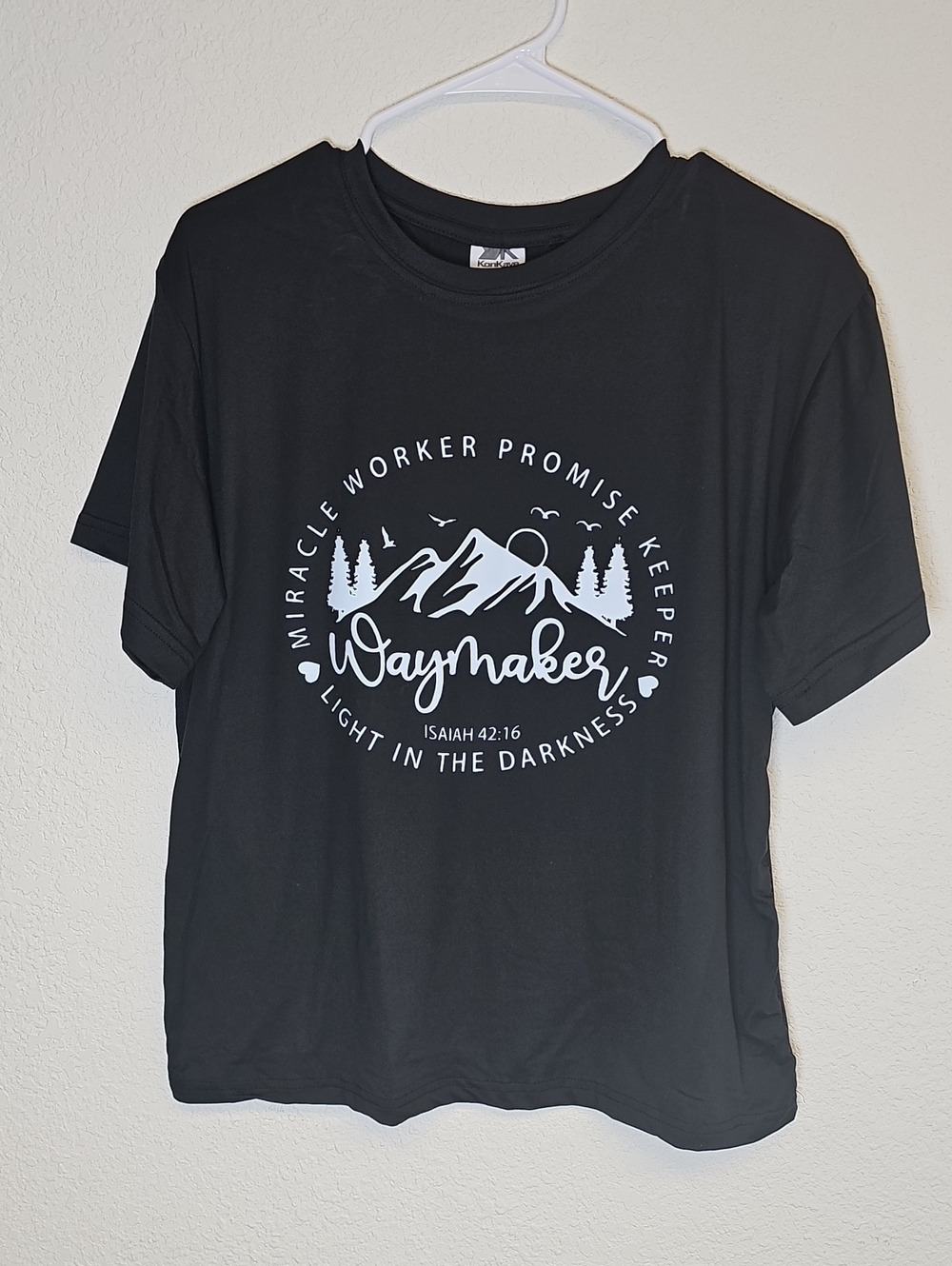 Unisex Waymaker Promise Keeper Graphic Tee - Black - [Brand Unspecified] Large
